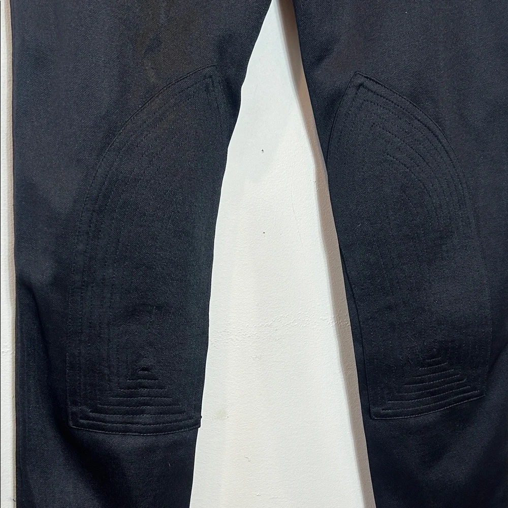 Versace Black Riding Pants - Picture 2 of 6